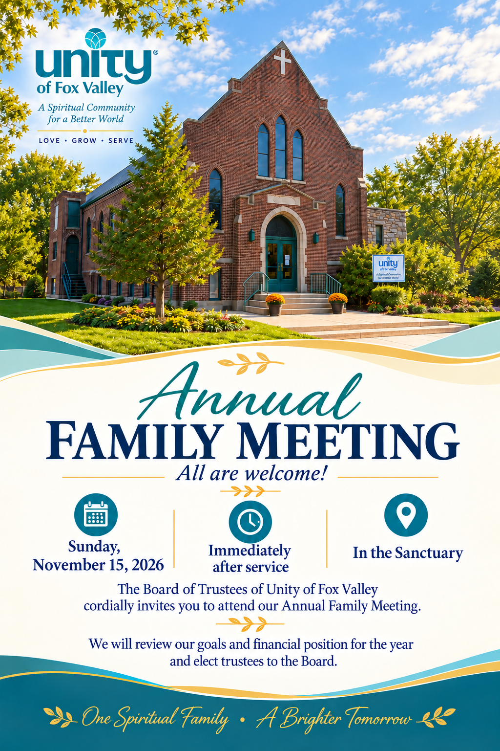 Annual Meeting flyer
