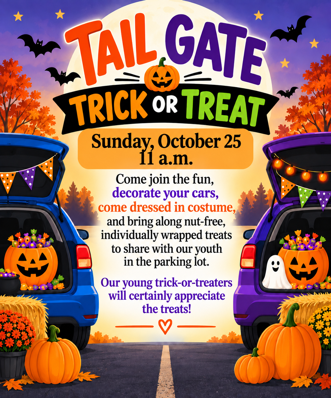 Tail Gate Trick or Treat flyer